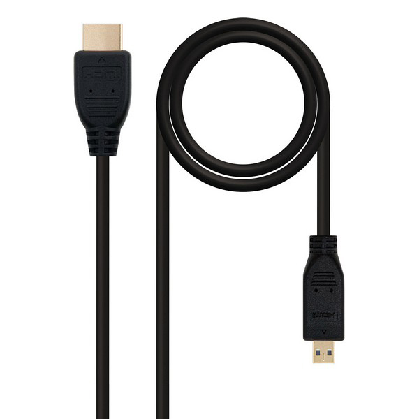 Micro HDMI Cable NANOCABLE 10.15.3502 1&comma;8 m Black